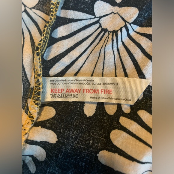 Free People Intimately Black/White Beach Party Sarong Size Large 100% Cotton - Picture 6 of 8